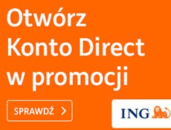 ING Konto Direct w promocji